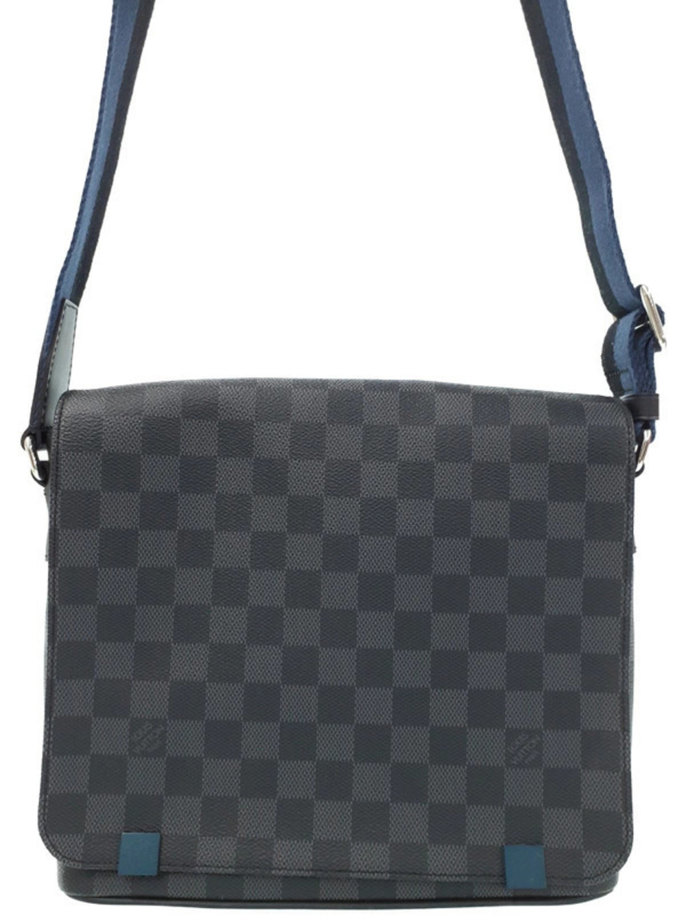 Louis Vuitton Damier Graphite Black District NM Shoulder Bag